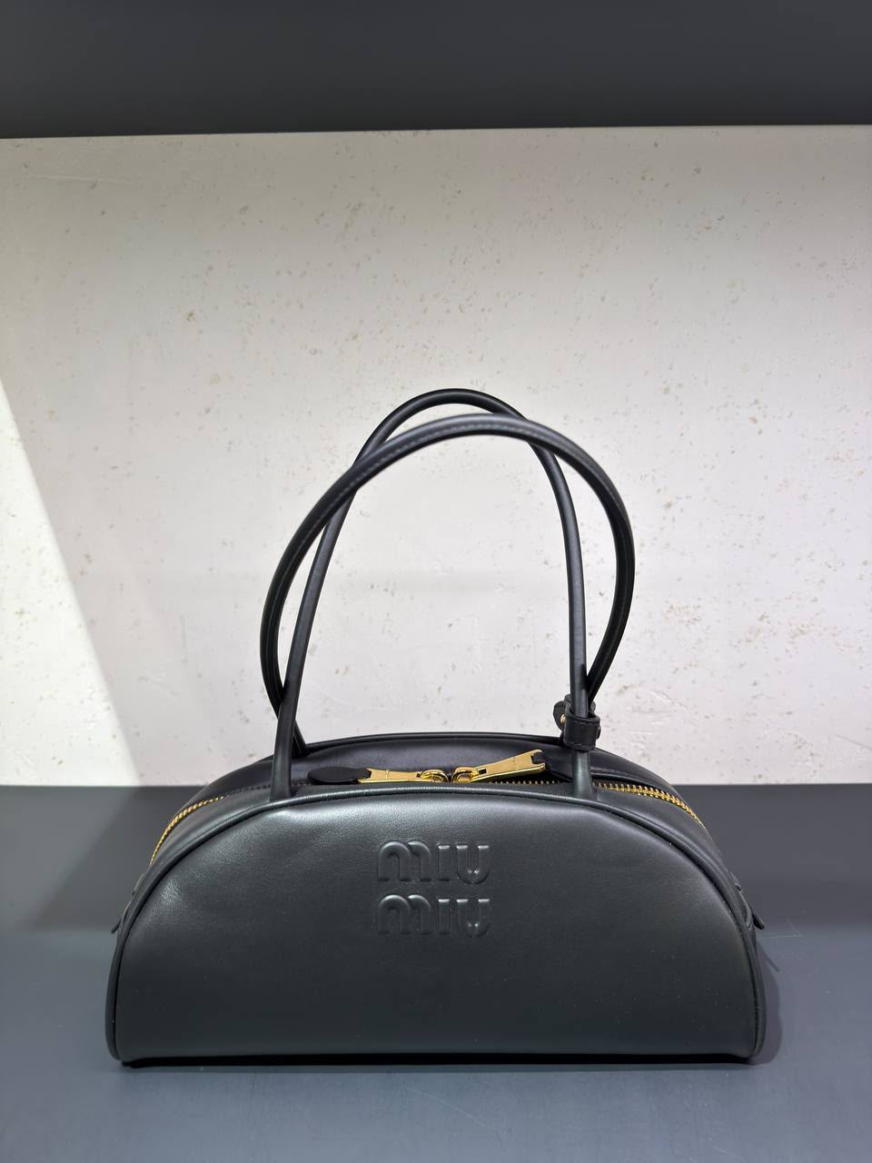 Leather Bowling Bag