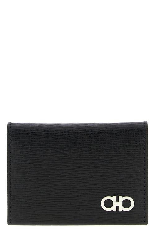 FERRAGAMO 'Revival gancio' card holder For Men 100% calfskin leather (Bos Taurus)