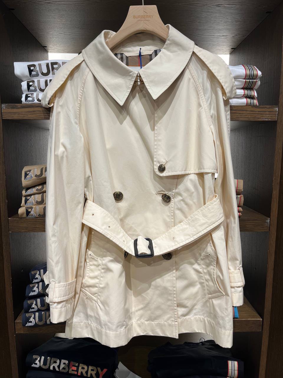 Double-Breasted Trench Coat