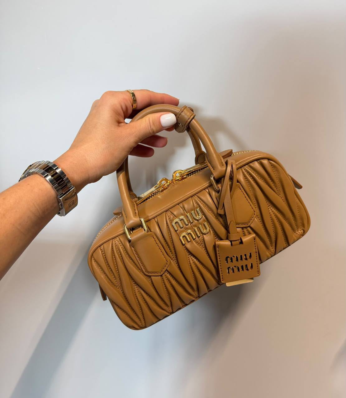 Matelassé Nappa Leather Mini Bag