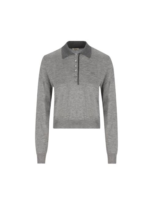 Polo Sweater in Wool