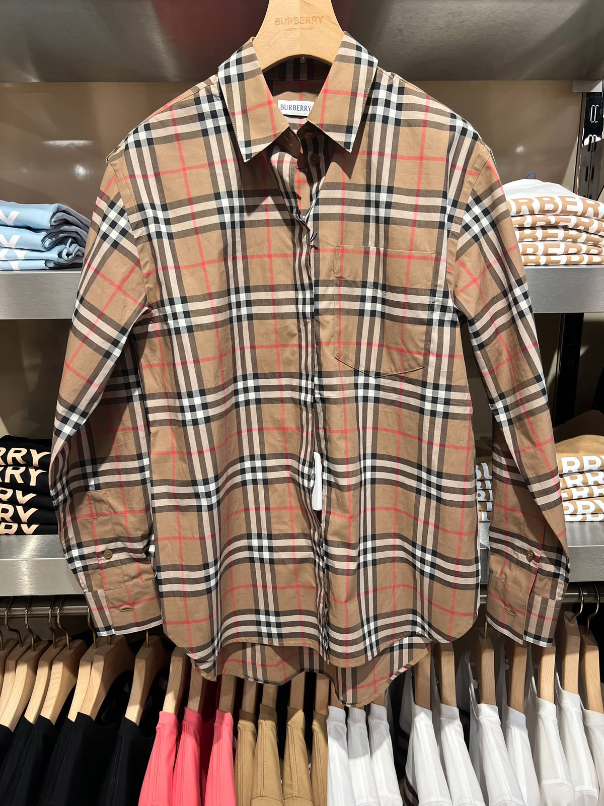 Vintage Check Cotton Shirt