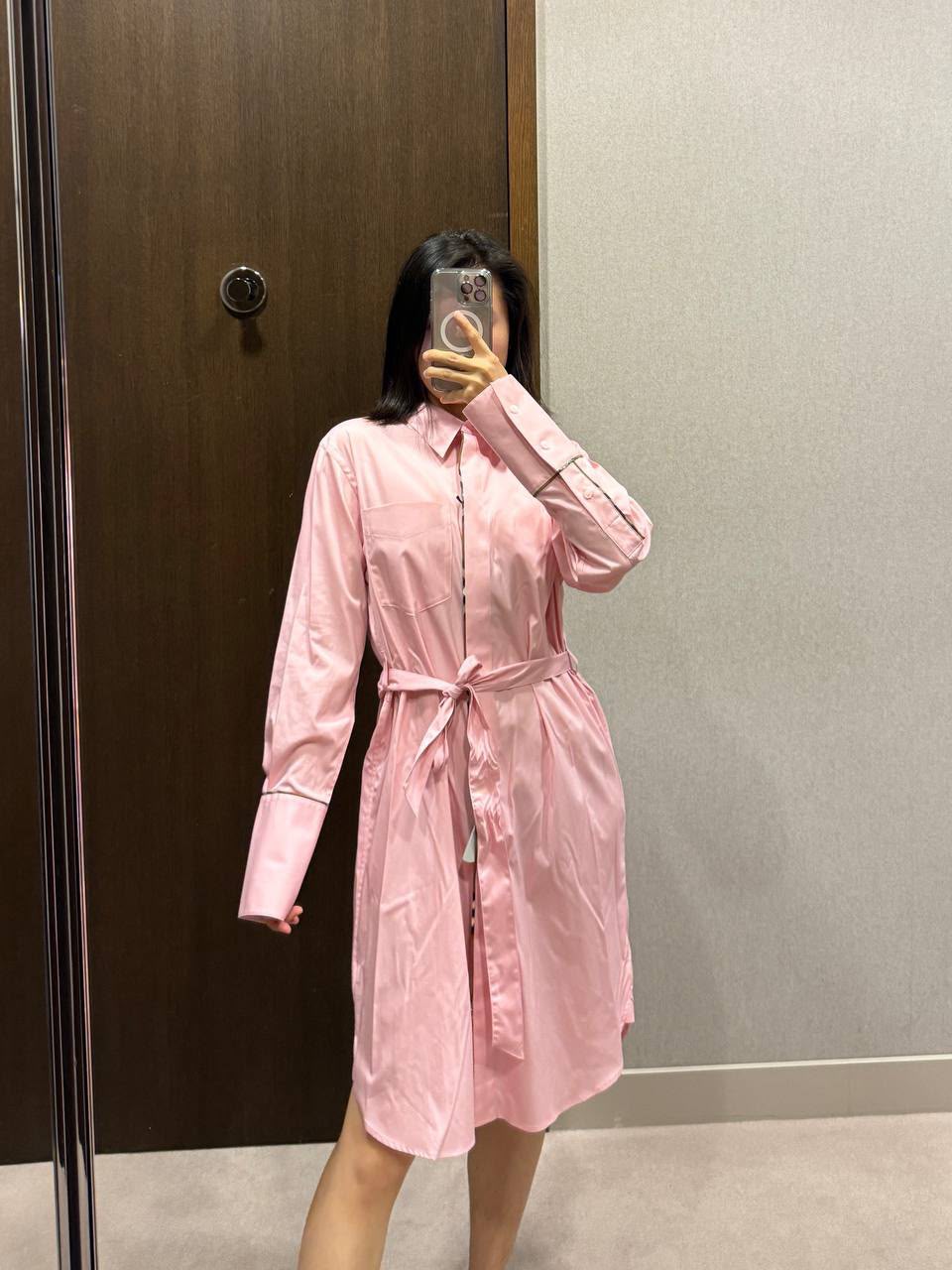 Cotton Poplin Shirt Dress