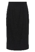 Stretch wool skirt