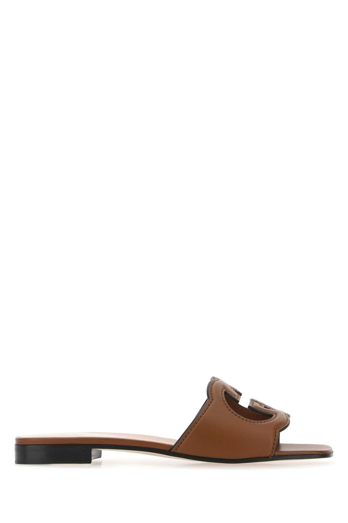 GUCCI LEATHER UPPER AND SOLE SANDAL For Women Exterior: 100% Leather Interior: 100% Leather Sole: Leather