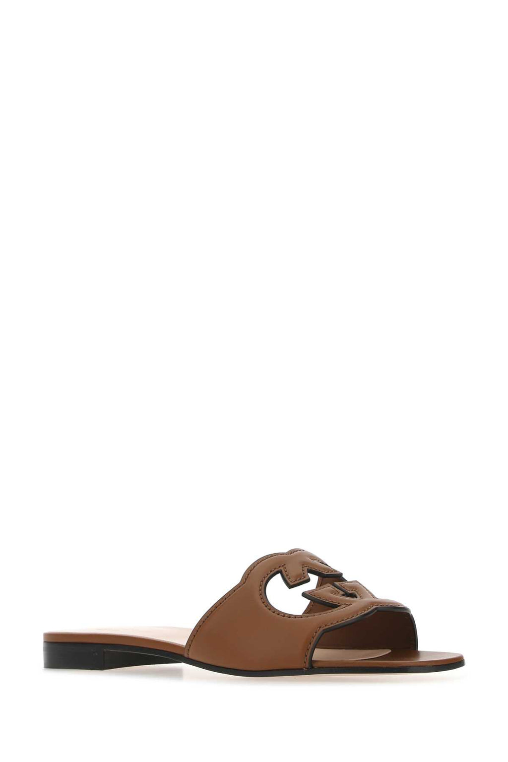 GUCCI LEATHER UPPER AND SOLE SANDAL For Women Exterior: 100% Leather Interior: 100% Leather Sole: Leather