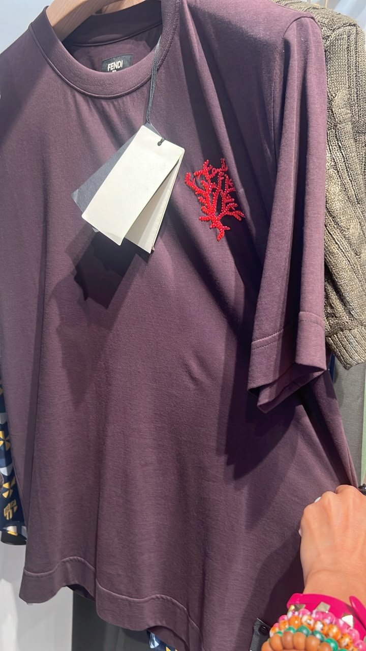 Coral Motif T-Shirt