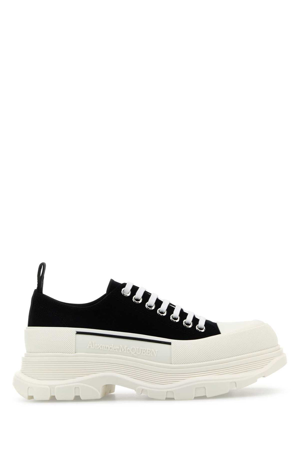 ALEXANDER MCQUEEN SHOE TREAD.FA.S.RUB. For Women Exterior: 100% Fabric Interior: 100% Leather Sole: Rubber
