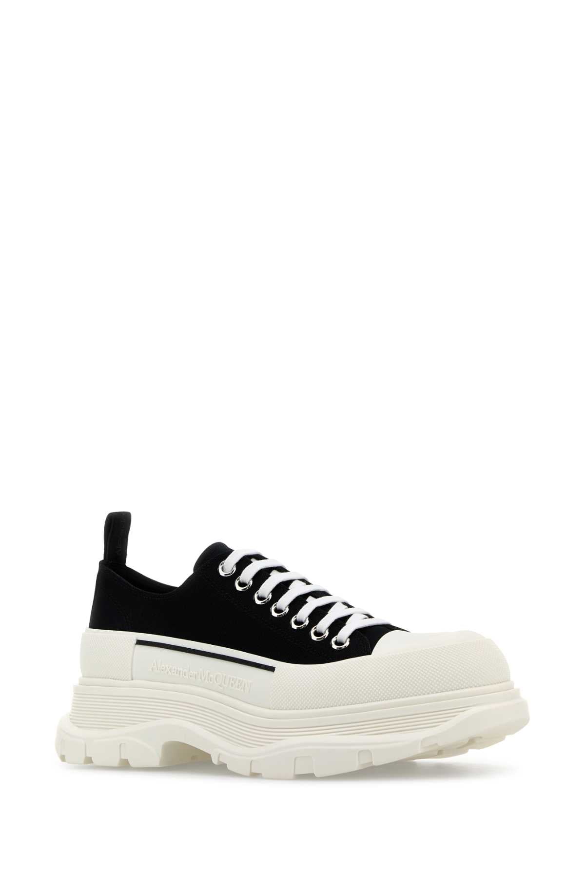 ALEXANDER MCQUEEN SHOE TREAD.FA.S.RUB. For Women Exterior: 100% Fabric Interior: 100% Leather Sole: Rubber
