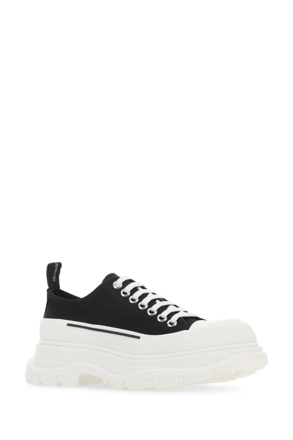 ALEXANDER MCQUEEN SCARPE STRINGATE For Women Exterior: 100% Fabric Interior: 100% Leather Sole: Rubber