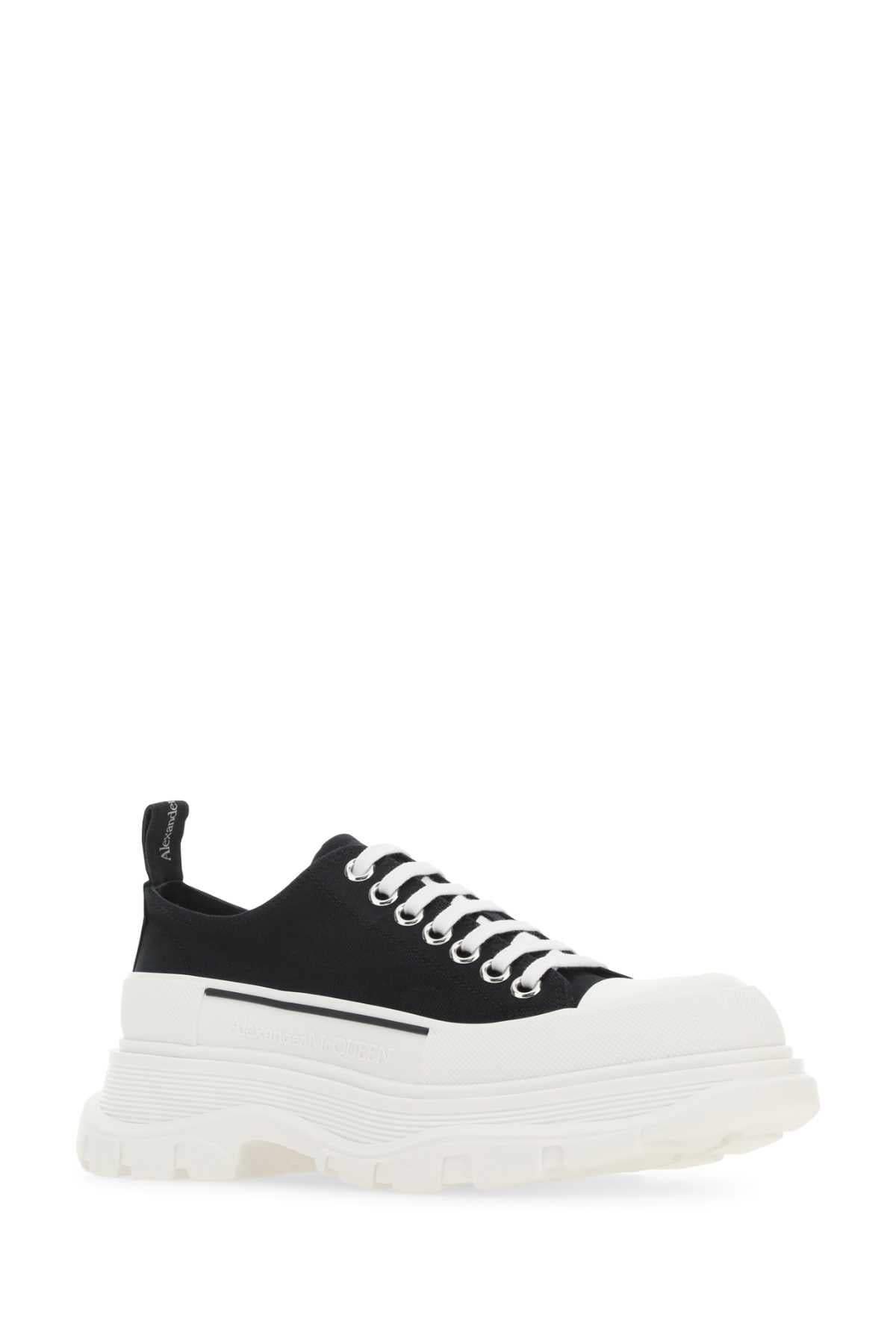 ALEXANDER MCQUEEN SCARPE STRINGATE For Women Exterior: 100% Fabric Interior: 100% Leather Sole: Rubber