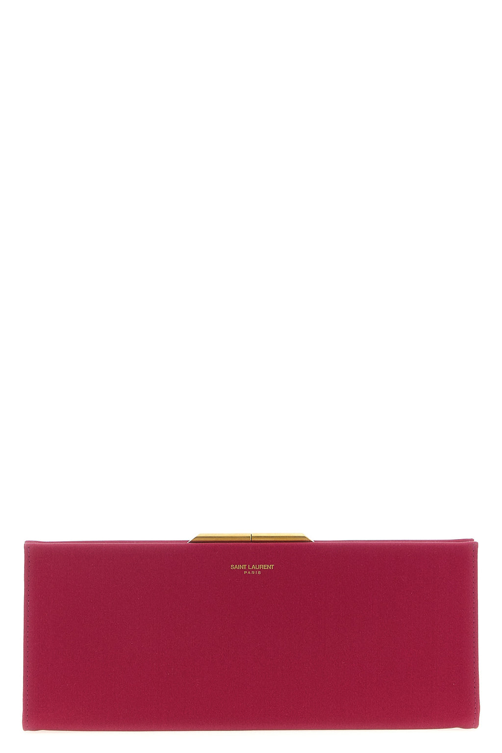SAINT LAURENT 'Midnight piccola' clutch For Women 67% viscose, 33% silk