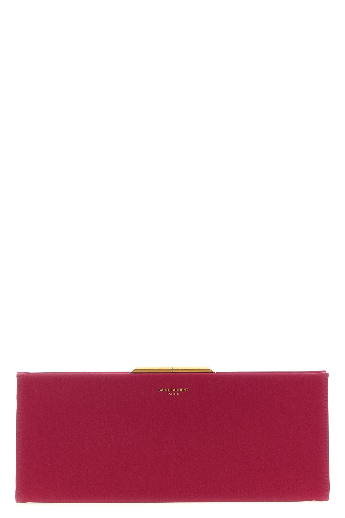 SAINT LAURENT 'Midnight piccola' clutch For Women 67% viscose, 33% silk