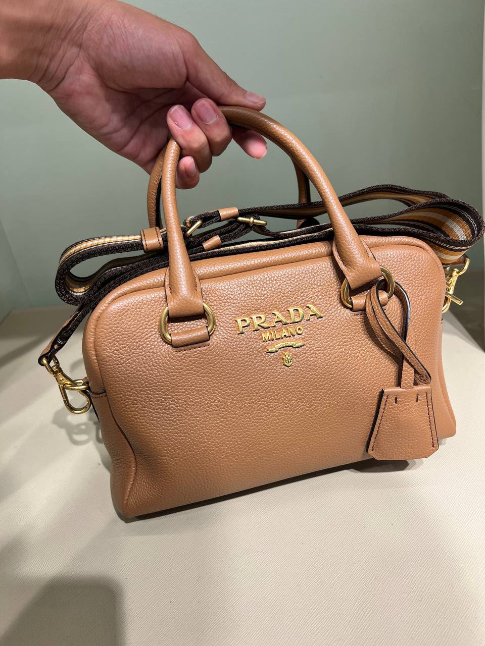 Leather Bowling Bag