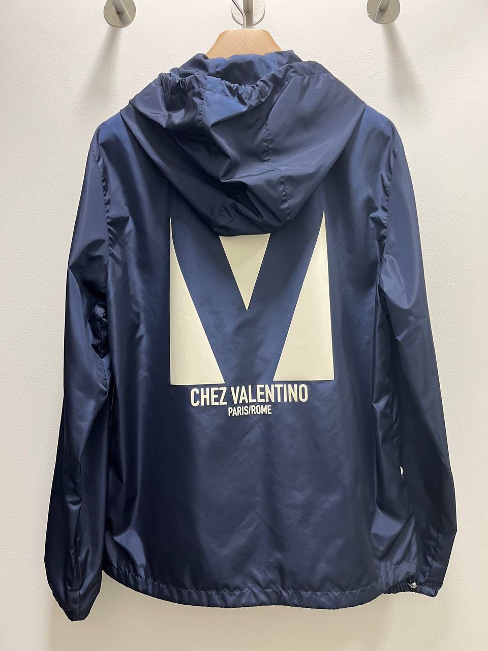 Chez Nylon Zip-Up Hoodie