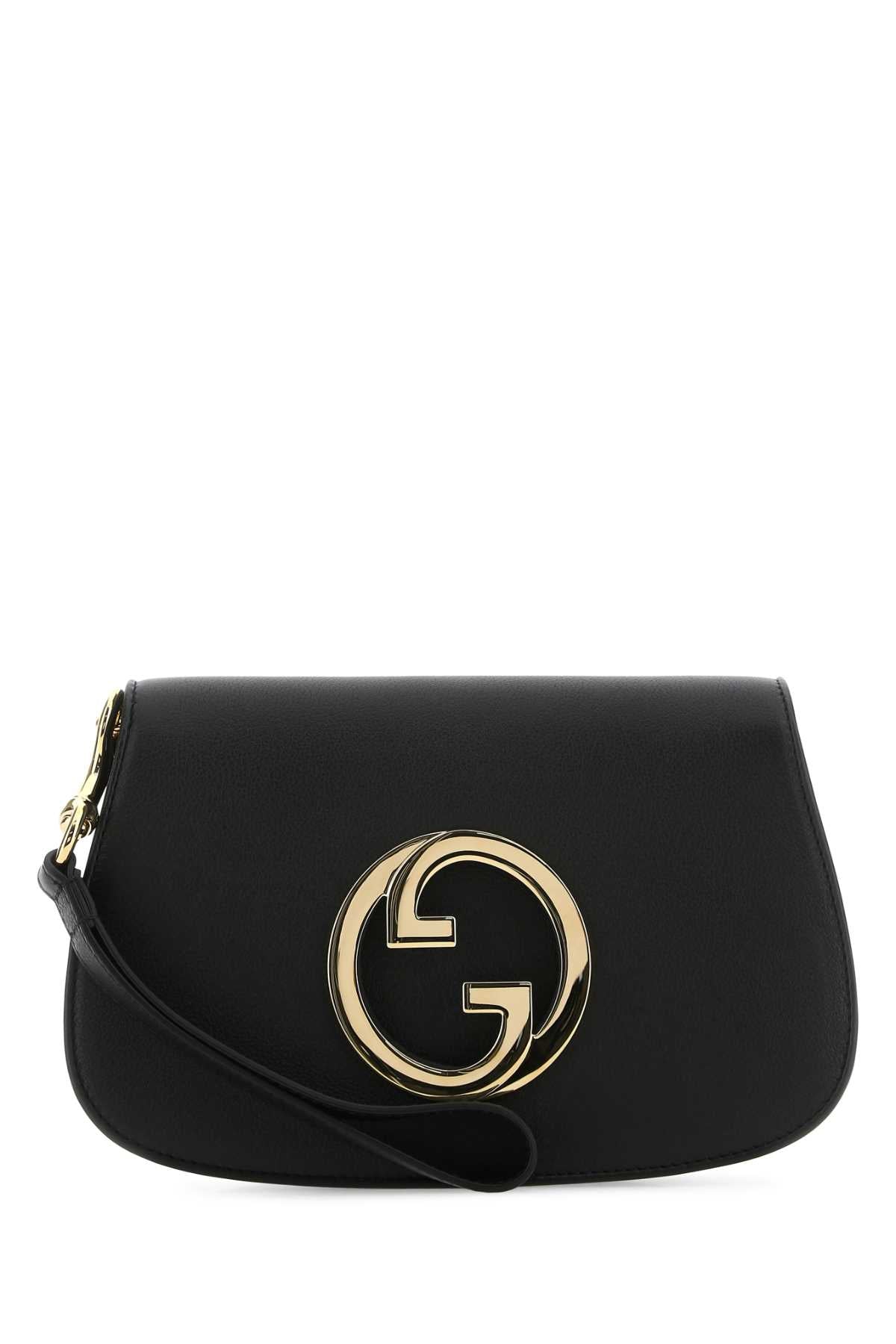GUCCI CLUTCH For Men Exterior: 100% Leather Lining: 100% Leather Finishing: Golden metal