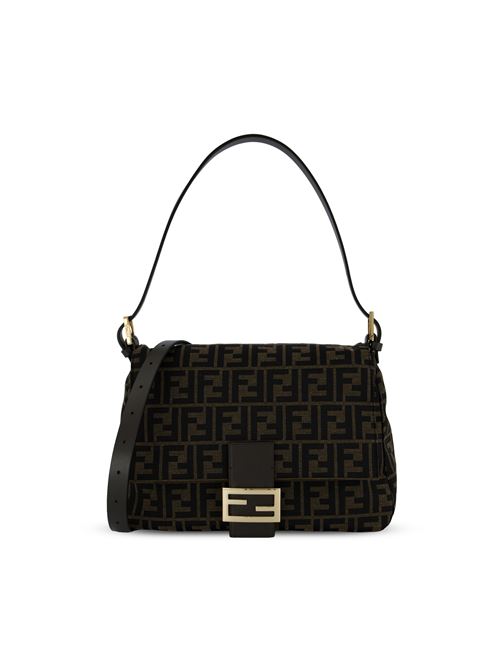 Borsa in tessuto jacquard FF Zucca