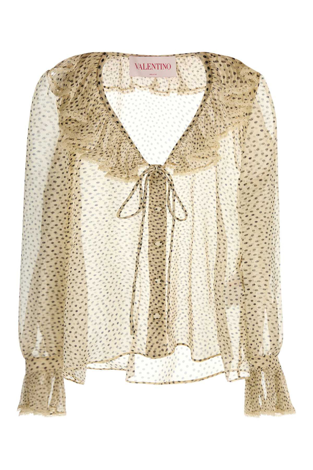 VALENTINO GARAVANI SHIRT | PATTERN | CHIFFON For Women Exterior: 100% Silk