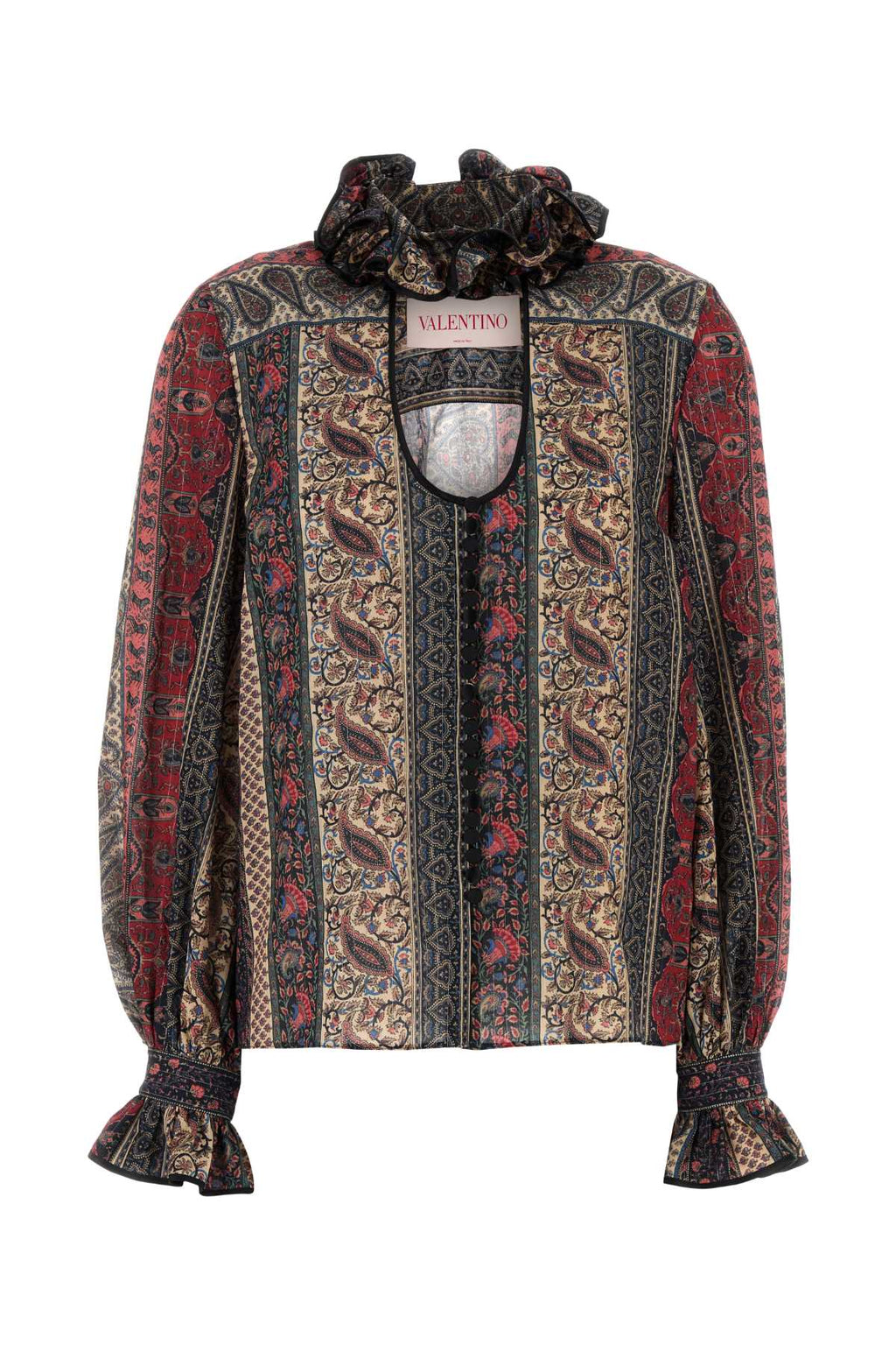 VALENTINO GARAVANI SHIRT | PATTERN | MUSS. L For Women Exterior: 98% Cotton 2% Polyester