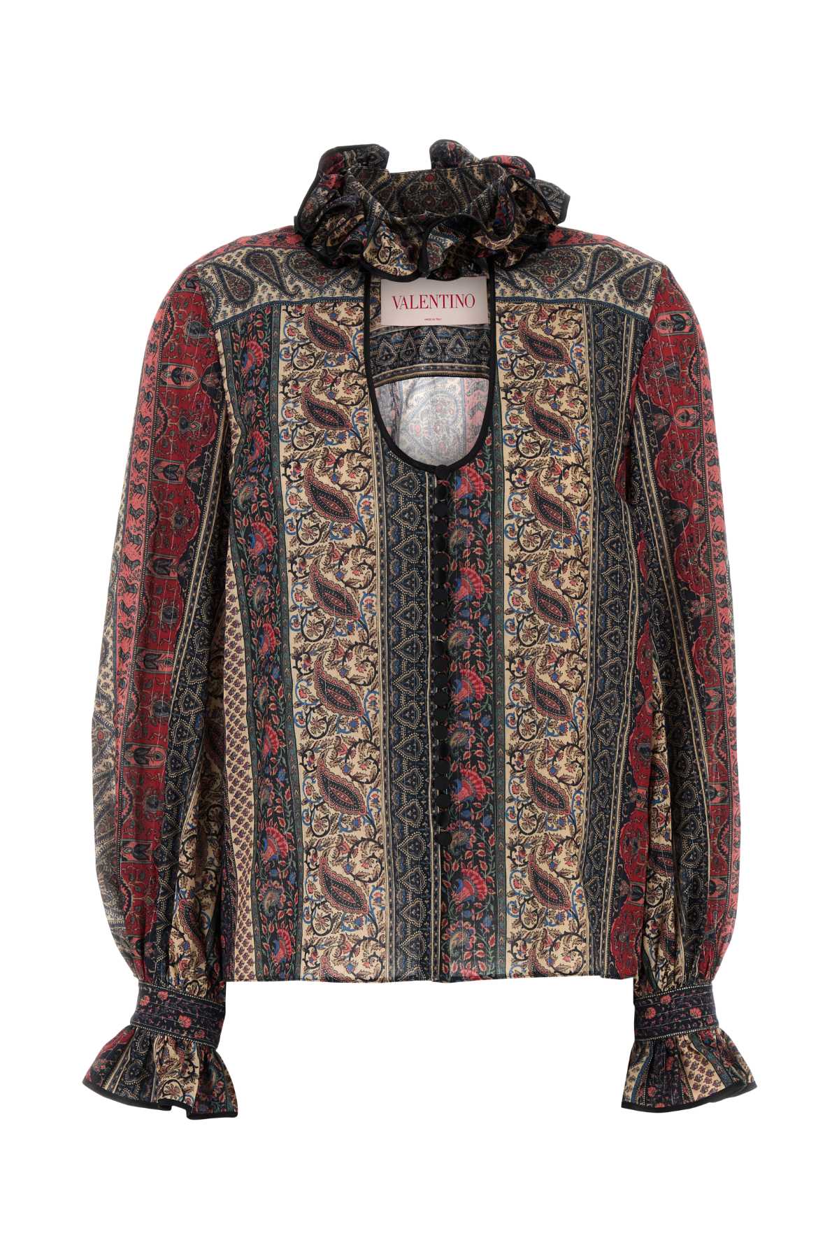 VALENTINO GARAVANI SHIRT | PATTERN | MUSS. L For Women Exterior: 98% Cotton 2% Polyester