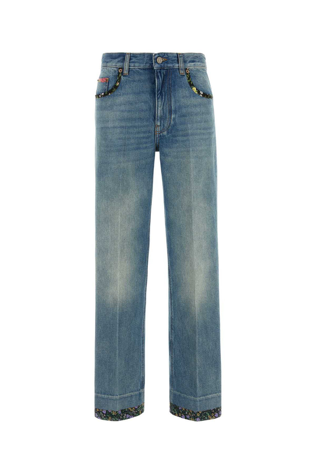 VALENTINO GARAVANI PANTALONE IN DENIM | SOLI For Women Exterior: 100% Cotton