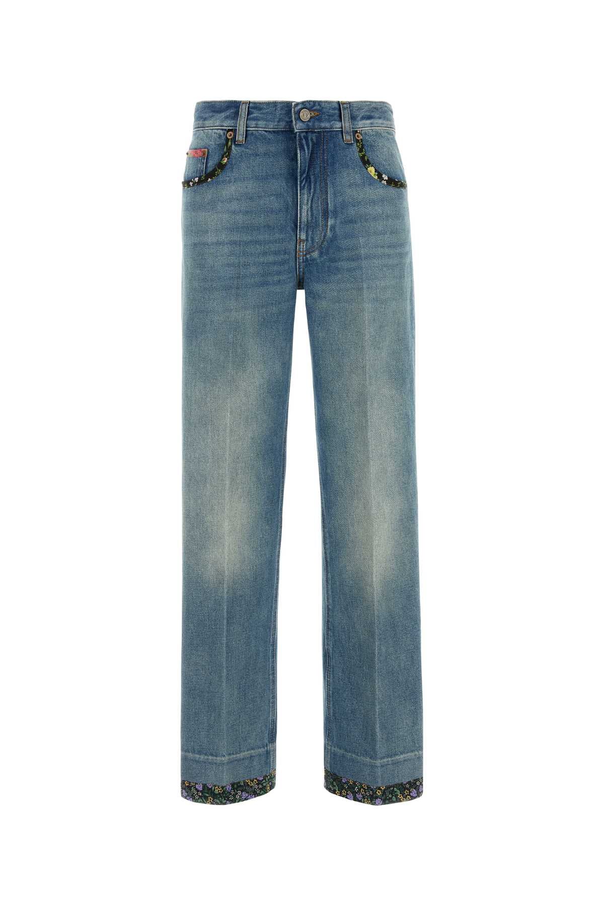 VALENTINO GARAVANI PANTALONE IN DENIM | SOLI For Women Exterior: 100% Cotton