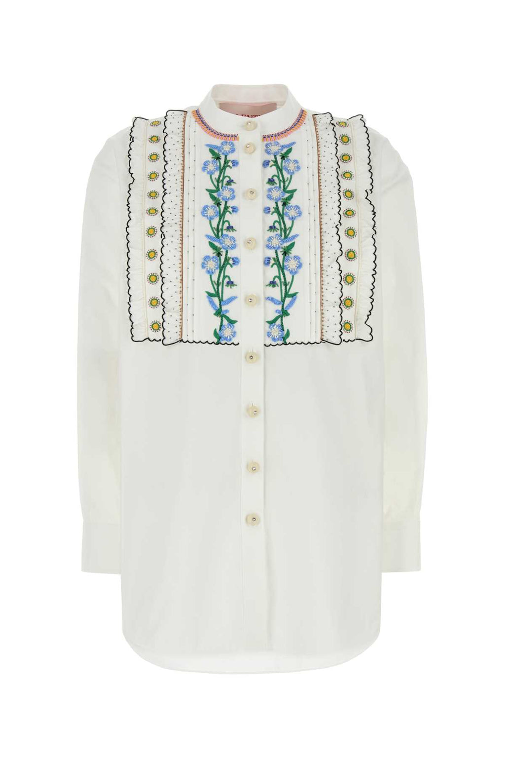 VALENTINO GARAVANI SHIRT - EBROIDERED | EMBR For Women Exterior: 100% Cotton