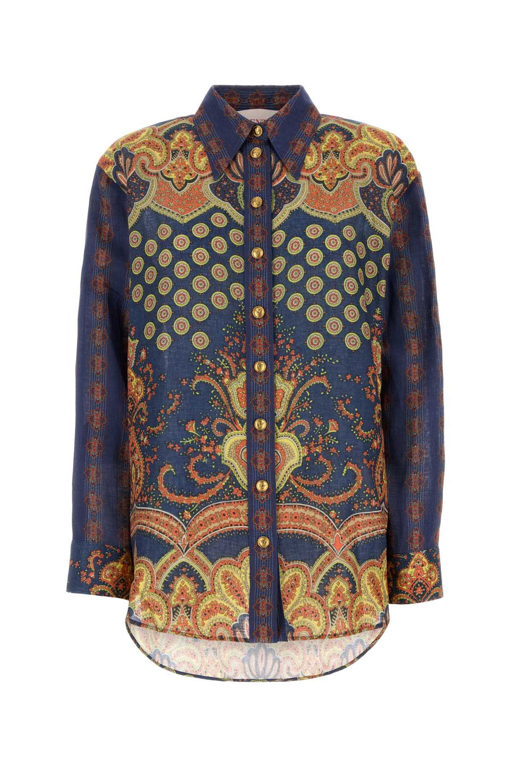VALENTINO GARAVANI SHIRT | PATTERN | LINO PA For Women Exterior: 100% Linen