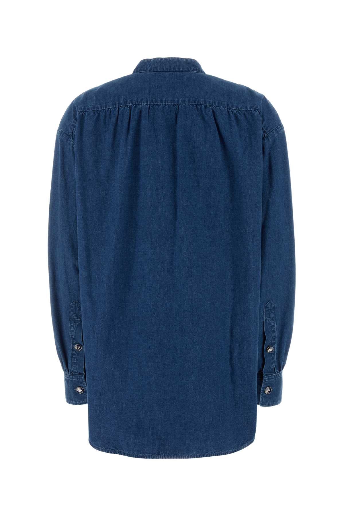 VALENTINO GARAVANI CAMICIA IN DENIM | SOLID For Women Exterior: 100% Cotton