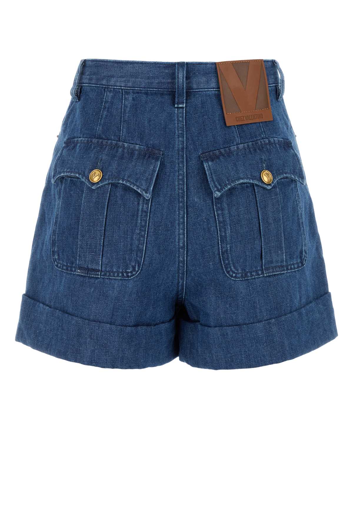 VALENTINO GARAVANI SHORT IN DENIM | SOLID |