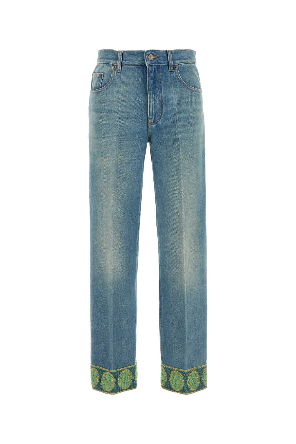 VALENTINO GARAVANI PANTALONE IN DENIM | SOLI For Women Exterior: 100% Cotton