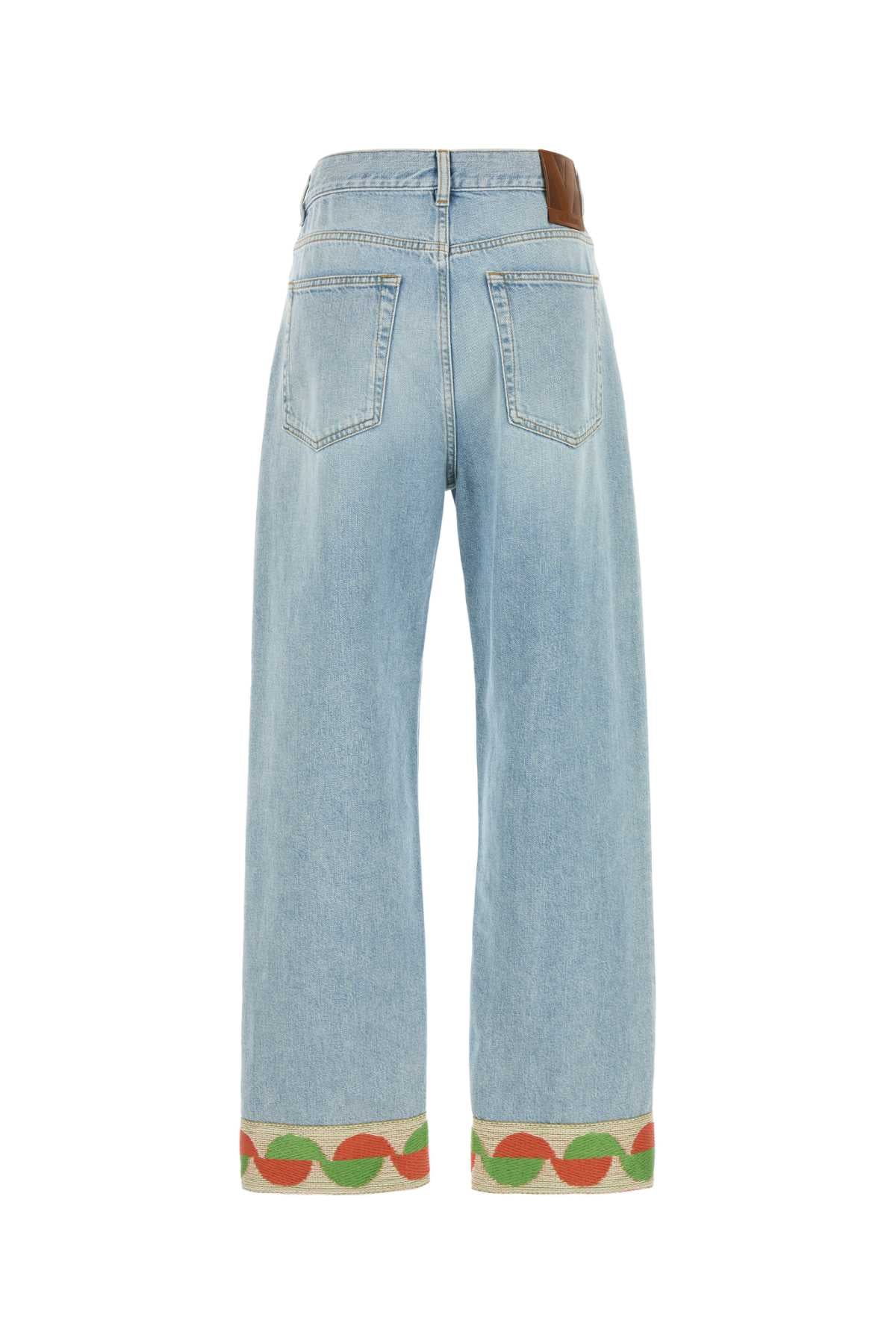 VALENTINO GARAVANI PANTALONE IN DENIM | SOLI For Women Exteiror: 100% Cotton