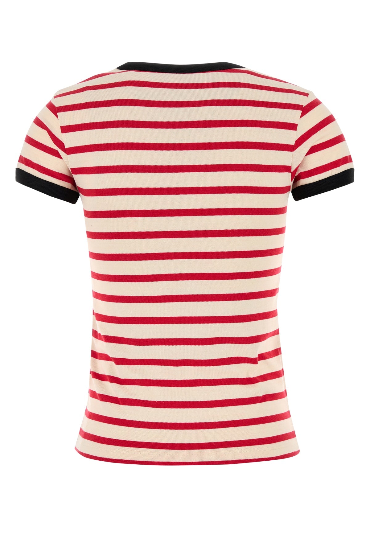 VALENTINO GARAVANI T-SHIRT | PATTERN | STRIP For Women Exterior: 100% Cotton