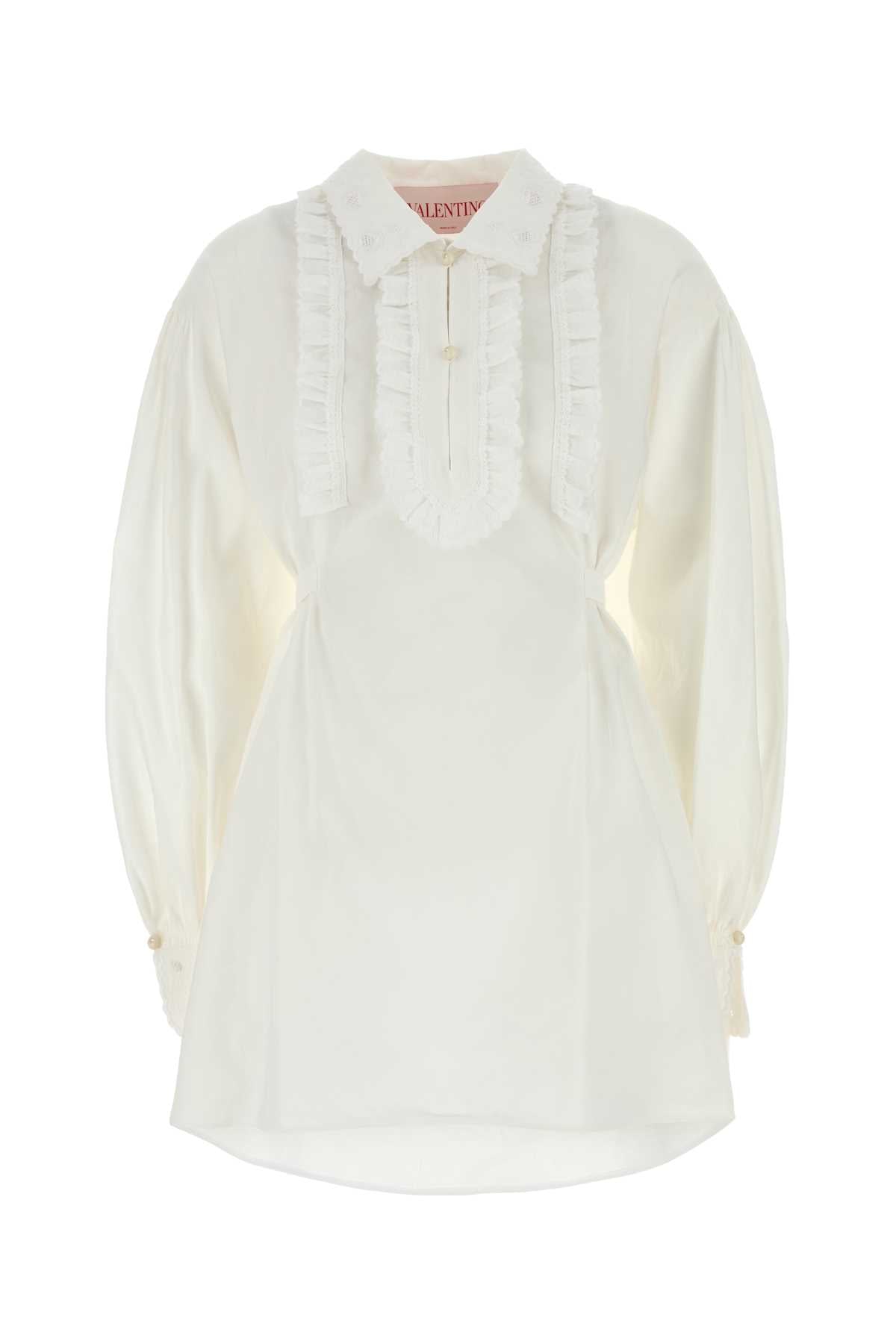 VALENTINO GARAVANI DRESS - EMBROIDERED | EMB For Women Exterior: 55% Cotton 43% Linen 2% Silk