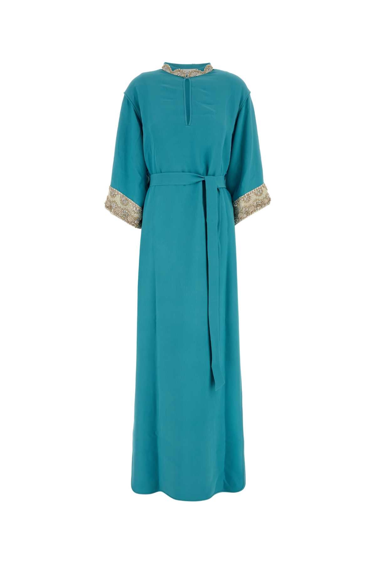 VALENTINO GARAVANI GOWN - EMBROIDERED | EMBR For Women Exterior: 100% Silk