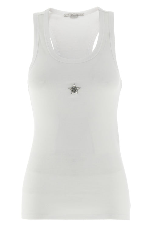 STELLA MCCARTNEY 'Crystal mini Star' top For Women 67% lyocell 33% cotton