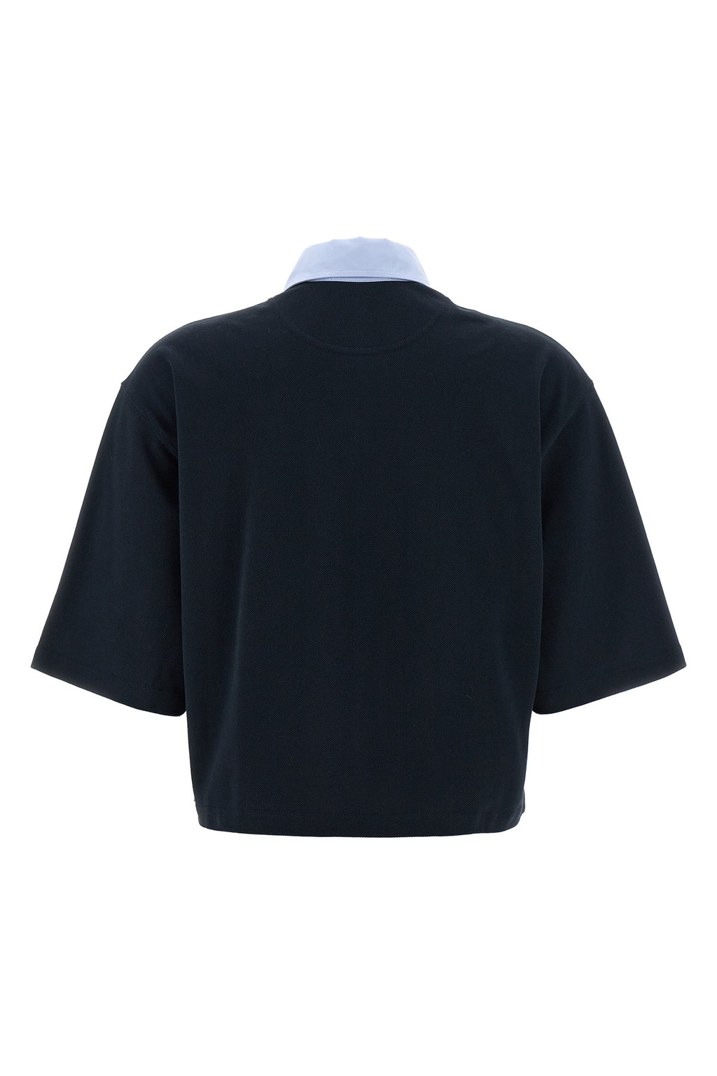 STELLA MCCARTNEY Cropped piquet polo For Women 99% cotton, 1% polyester