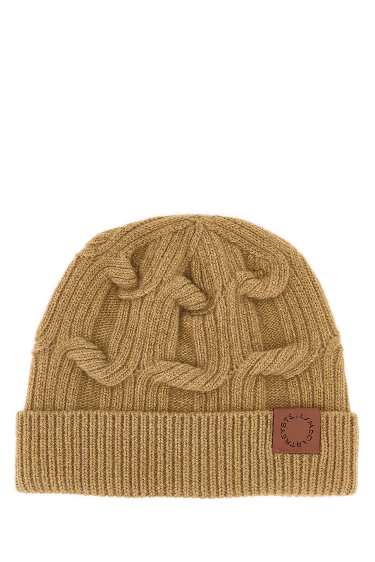 STELLA MCCARTNEY Chain Beanie For Women Exterior: 100% Wool