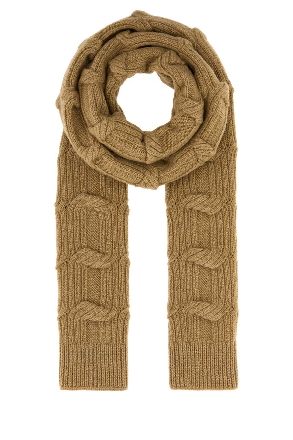 STELLA MCCARTNEY Chain Thinner Scarf For Women Exterior: 100% Wool
