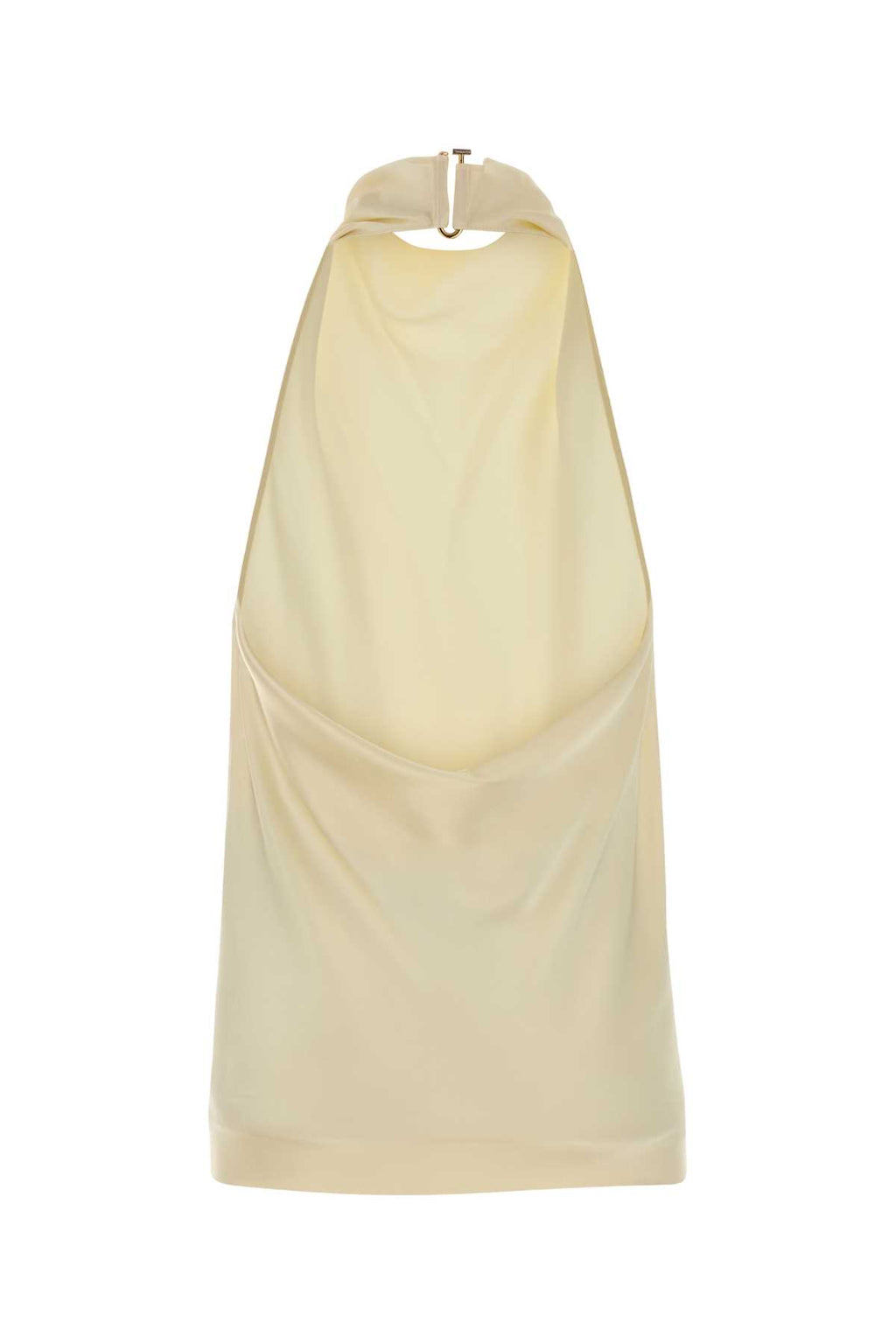 STELLA MCCARTNEY Satin Halterneck Top For Women Exterior: 73% Acetate 27% Viscose