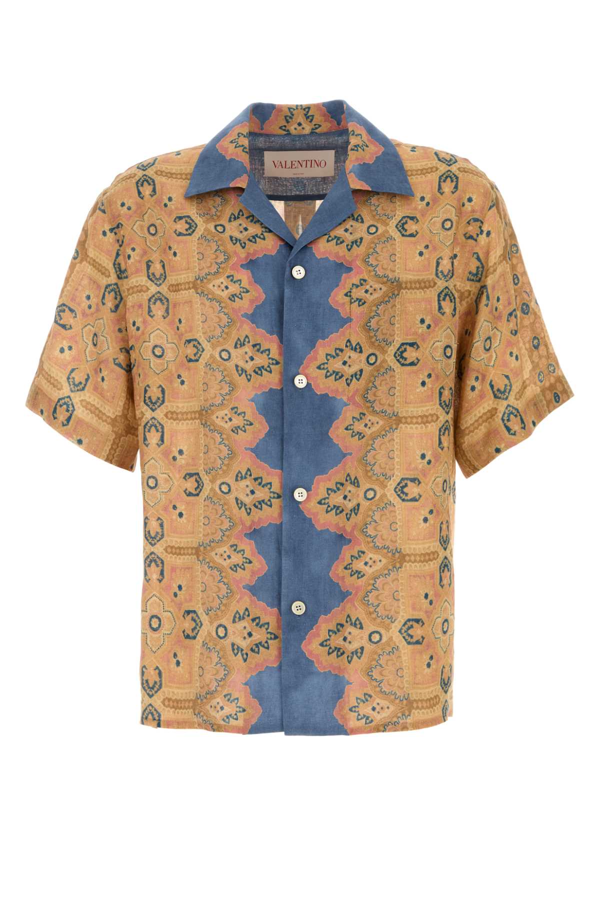 VALENTINO GARAVANI CAMICIA BOWLING For Men Exterior: 100% Linen