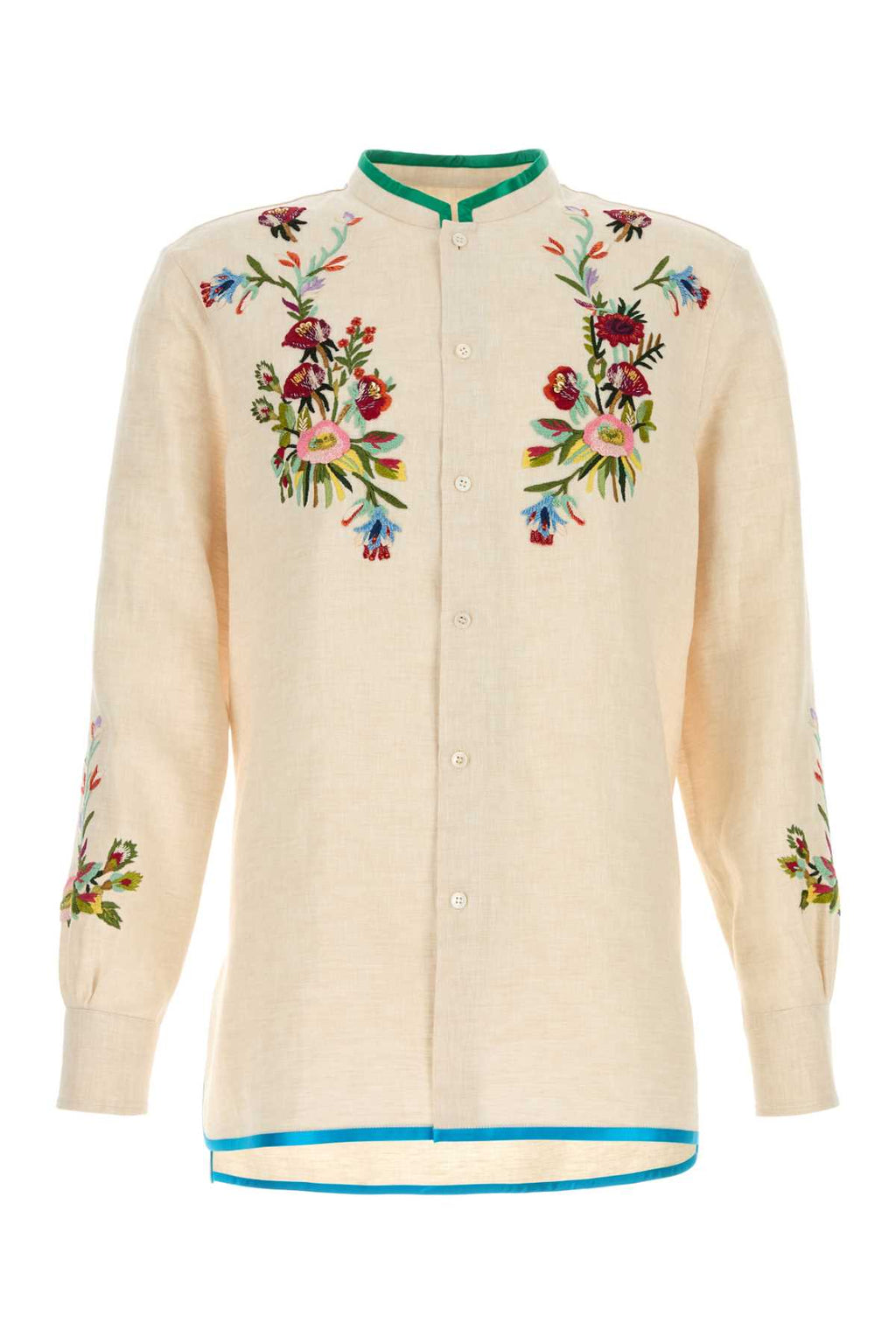VALENTINO GARAVANI CAMICIA COLLO GURU | FLOW For Men Exterior: 100% Linen
