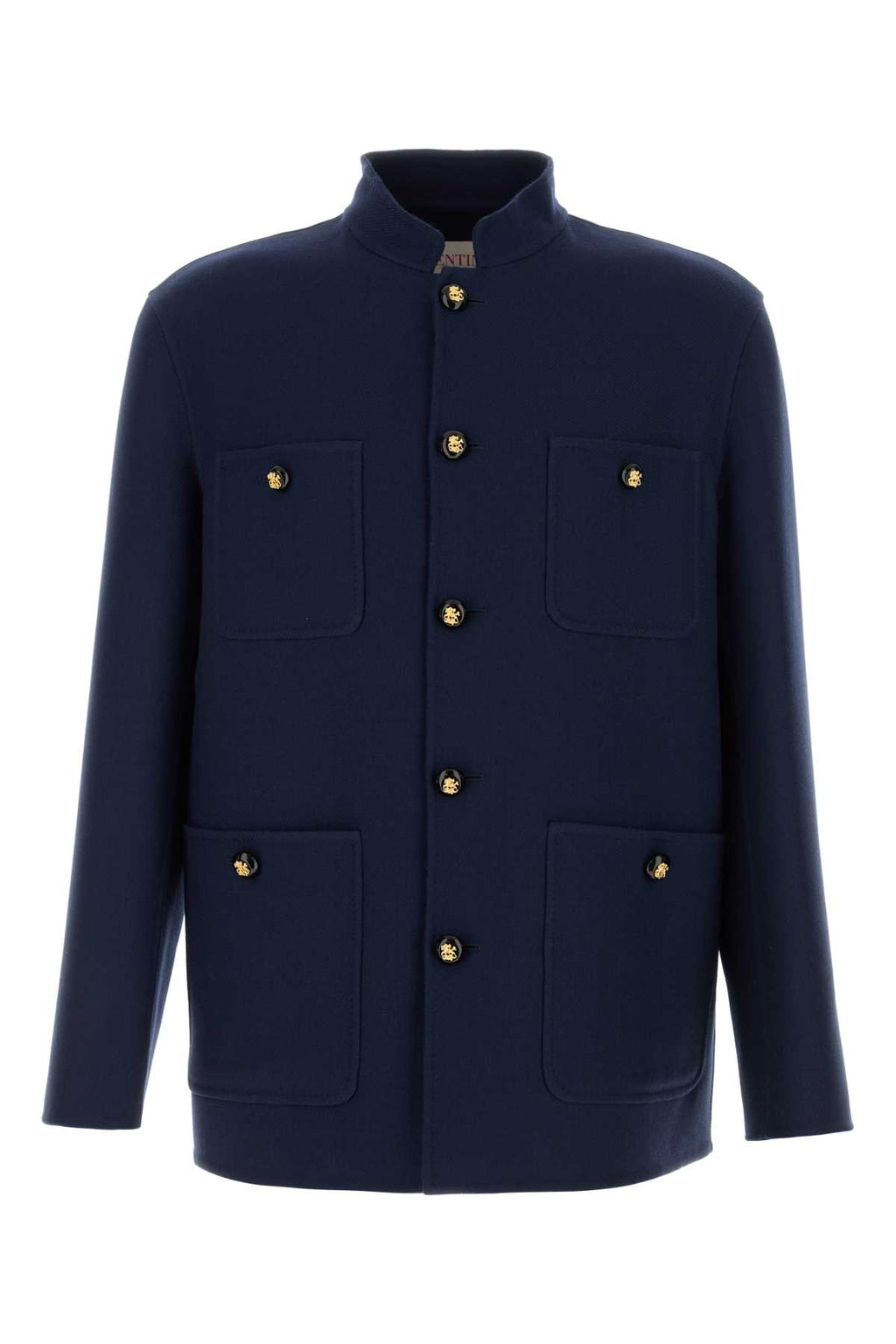 VALENTINO GARAVANI CABAN For Men Exterior: 99% Virgin wool 1% Silk