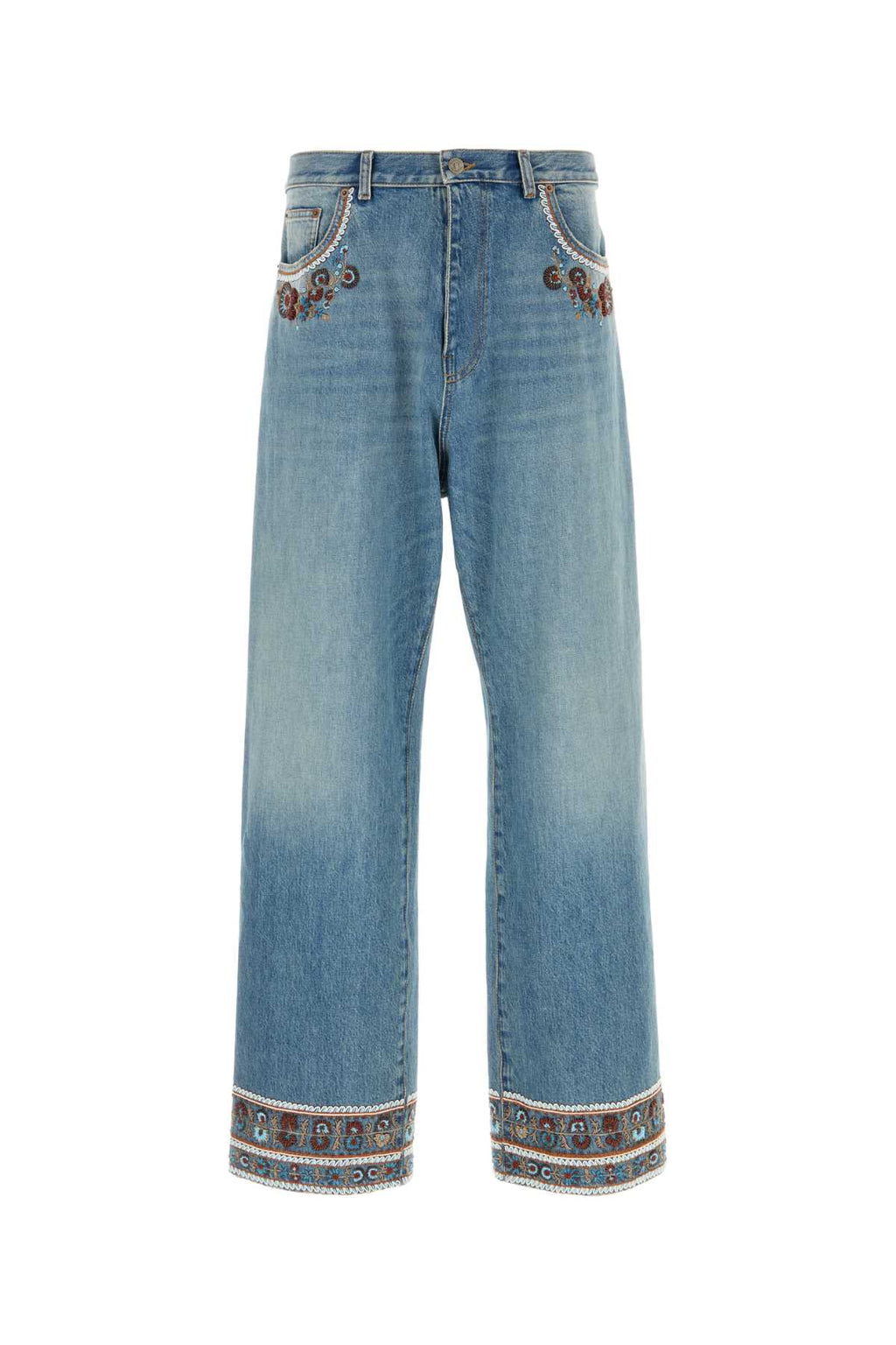 VALENTINO GARAVANI PANTALONE IN DENIM For Men Exterior: 100% Cotton
