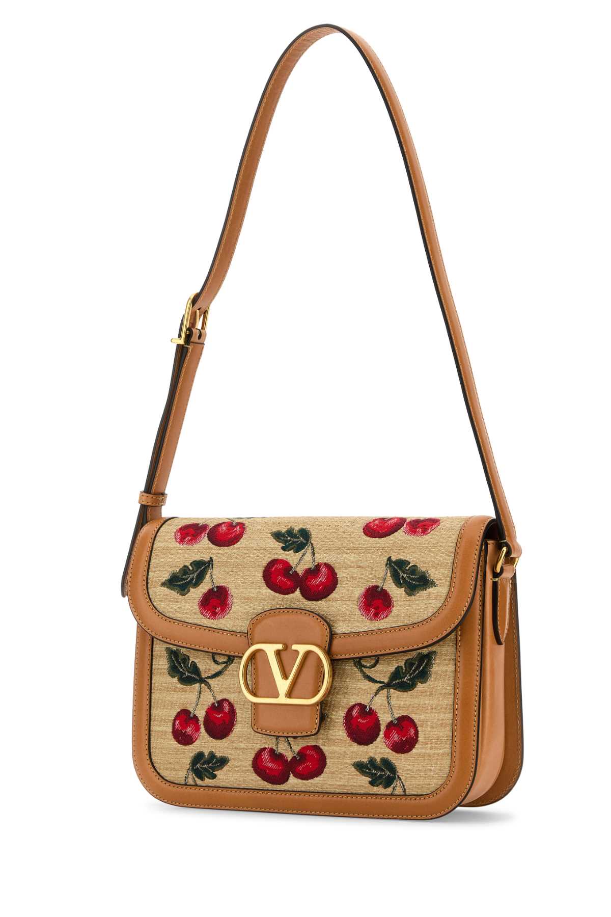 VALENTINO GARAVANI SHOULDER BAG | 9TO5 | RAF For Women Exterior: 100% Raffia 100% Leather Lining: 100% Leather Finishing: Golden metal