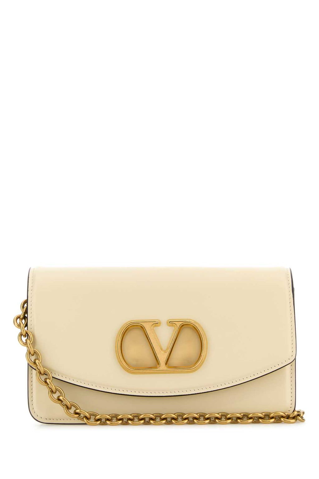VALENTINO GARAVANI SMALL CLUTCH | VAIN | VIT For Women CALF LEATHER - BOS TAURUS