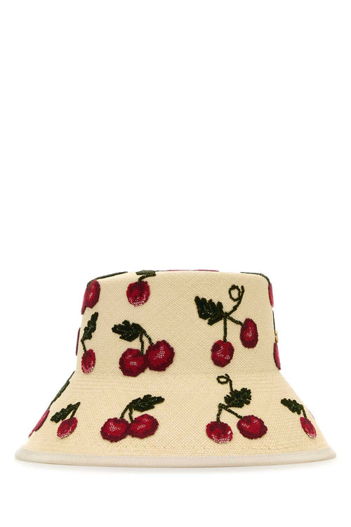 VALENTINO GARAVANI BUCKET HAT | VLOGO SIGNAT For Women Exterior: 100% Straw