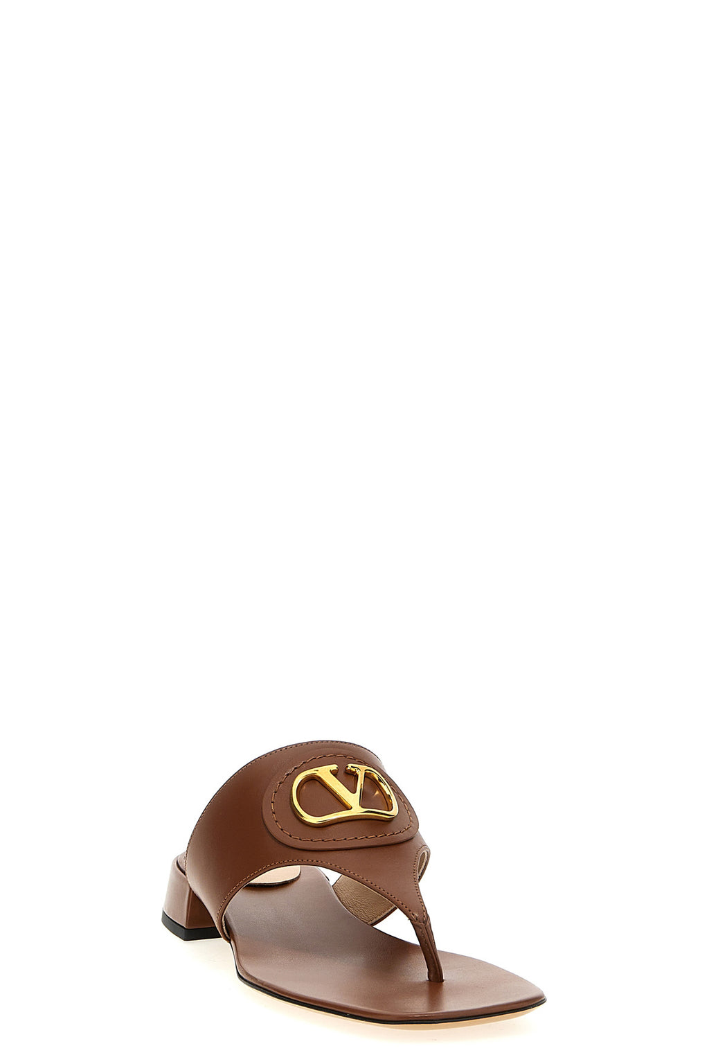 VALENTINO GARAVANI Valentino Garavani VLogo Signature Sandals For Women 100% calfskin leather (Bos Taurus)