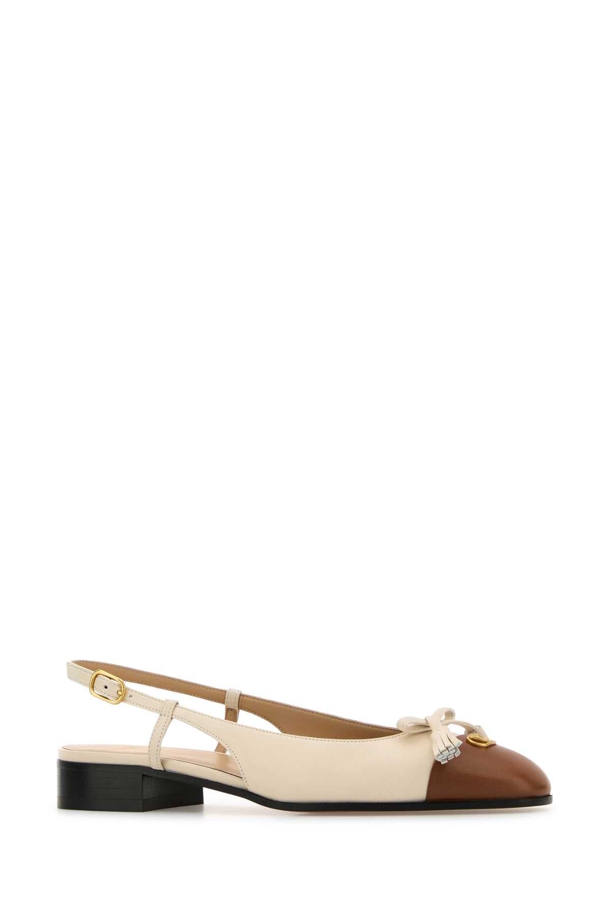 VALENTINO GARAVANI BALLERINA | VG VALET DU R For Women Exterior: 100% Leather Interior: 100% Leather Sole: Leather