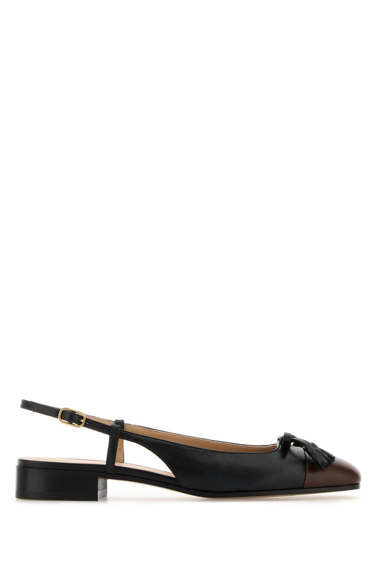 VALENTINO GARAVANI BALLERINA | VG VALET DU R For Women Exterior: 100% Leather Interior: 100% Leather Sole: Leather